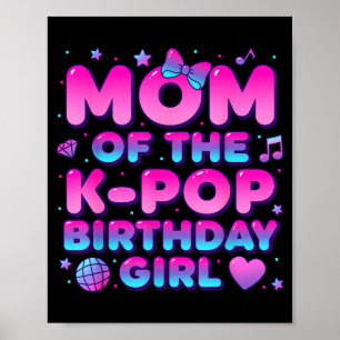 Mutter des K-Pop-Geburtstagsmädchens Koreanische M Poster