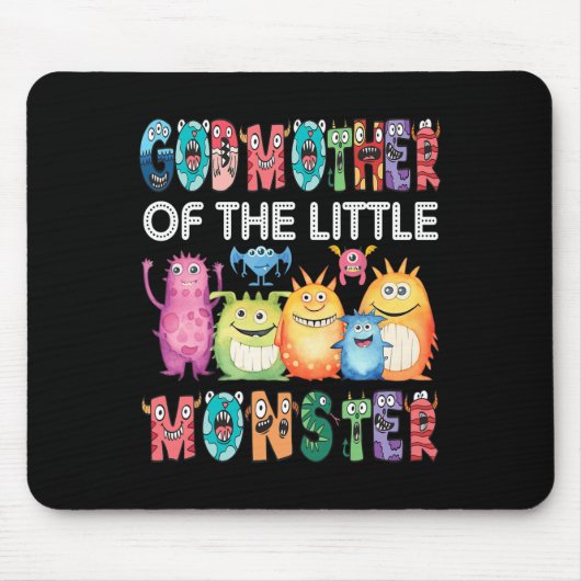 Mutter des kleinen Monsters Kinder 1. Geburtstag Mousepad (Vorne)