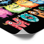 Mutter des kleinen Monsters Kinder 1. Geburtstag Poster (Ecke)