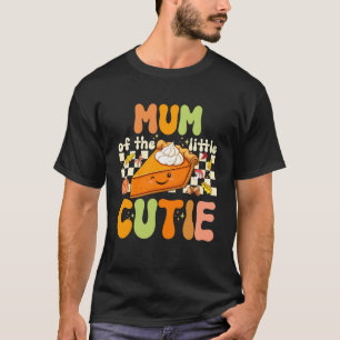 Mutter des kleinen süßen Kürbiskuchen-Erntedankfes T-Shirt