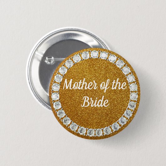 Mutter des Kristall Bride Button (Vorne & Hinten)