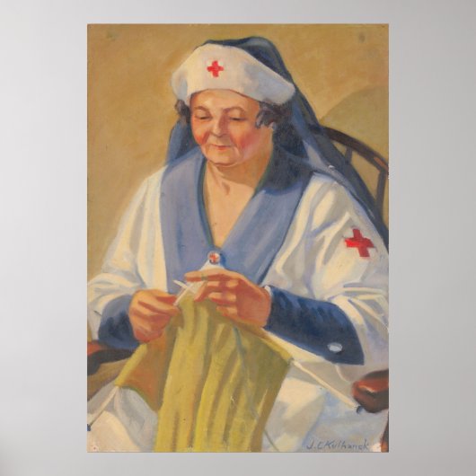 Mutter des Künstlers - Kulhanek 1942 Print Poster (Vorne)