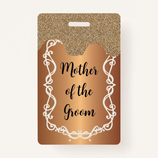 Mutter des Lanyards des Groom Hen Night Abzeichens Ausweis (Vorderseite)