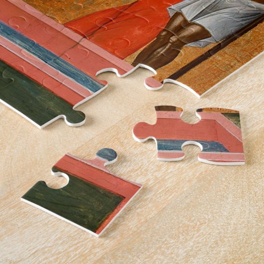 Mutter des Lebens, die das orthodoxe Frühlingssymb Puzzle (Seite)