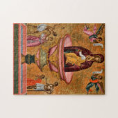 Mutter des Lebens, die das orthodoxe Frühlingssymb Puzzle (Horizontal)