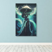 Mutter des Meeres - Yemoja Canvas Print Leinwanddruck (Insitu (Holzboden))