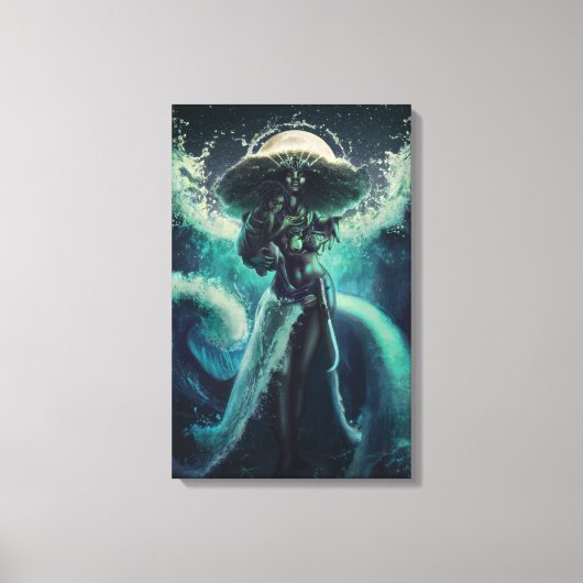 Mutter des Meeres - Yemoja Canvas Print Leinwanddruck (Vorderseite)