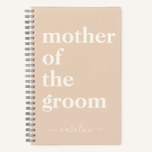 Mutter des Minimalistischen modernen, modernen Blü Notizblock (Vorderseite)