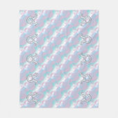 Mutter des Perl Style Taurus Zodiac-Symbols Fleecedecke (Vorderseite)