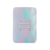 Mutter des Perldekorators Gemini Zodiac Symbol Badematte (Vorderseite Vertikal)