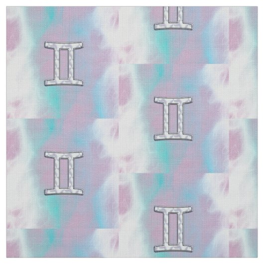 Mutter des Perldekorators Gemini Zodiac Symbol Stoff (Muster)