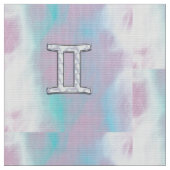 Mutter des Perldekorators Gemini Zodiac Symbol Stoff (Nahaufnahme)