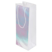 Mutter des Perlenstil Taurus Zodiac-Symbols Geschenktüte Für Weinflaschen (Rückseite Schrägansicht)