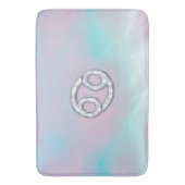 Mutter des Perlkrebses Zodiac-Symbol Badematte (Vorderseite Vertikal)