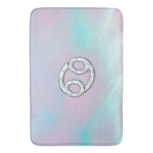Mutter des Perlkrebses Zodiac-Symbol Badematte (Vorderseite Vertikal)