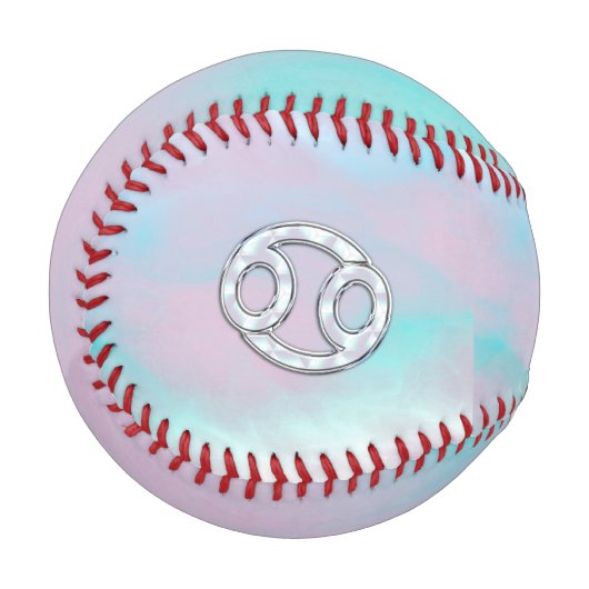 Mutter des Perlkrebses Zodiac-Symbol Baseball (Vorderseite Links)