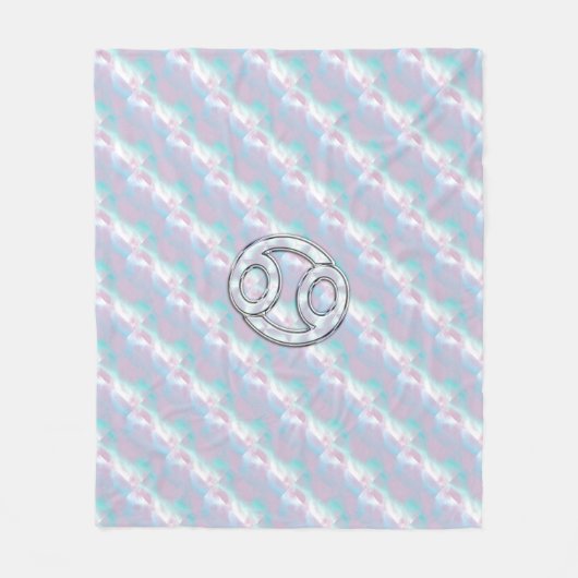 Mutter des Perlkrebses Zodiac-Symbol Fleecedecke (Vorderseite)
