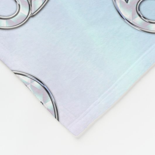 Mutter des Perlkrebses Zodiac-Symbol Fleecedecke (Ecke)