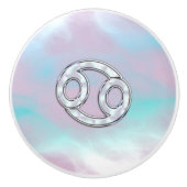 Mutter des Perlkrebses Zodiac-Symbol Keramikknauf (Vorderseite)