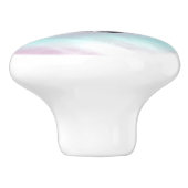 Mutter des Perlkrebses Zodiac-Symbol Keramikknauf (Seitenansicht)