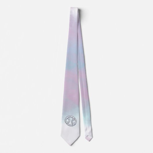 Mutter des Perlkrebses Zodiac-Symbol Krawatte (Vorderseite)