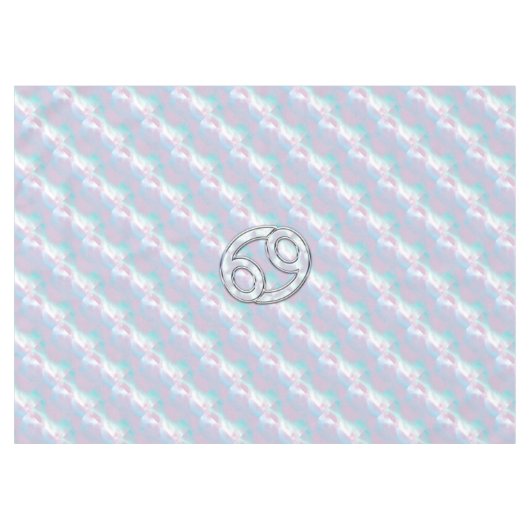Mutter des Perlkrebses Zodiac-Symbol Tischdecke (Vorderseite (Horizontal))