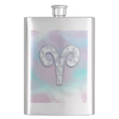 Mutter des Perlstil-Zeigersymbol Flachmann (Vorderseite)