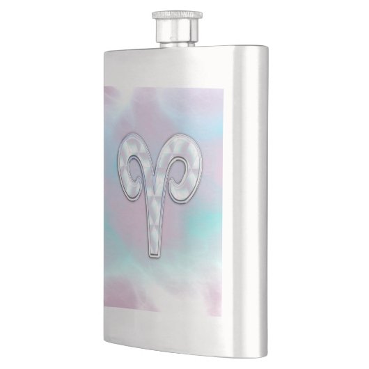 Mutter des Perlstil-Zeigersymbol Flachmann (Links)