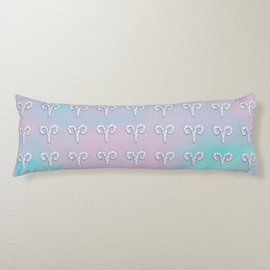 Mutter des Perlstils Aries Zodiac Symbol Seitenschläferkissen (Vorderseite)