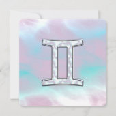 Mutter des Perlstils Gemini Zodiac Zeichen (Vorderseite)