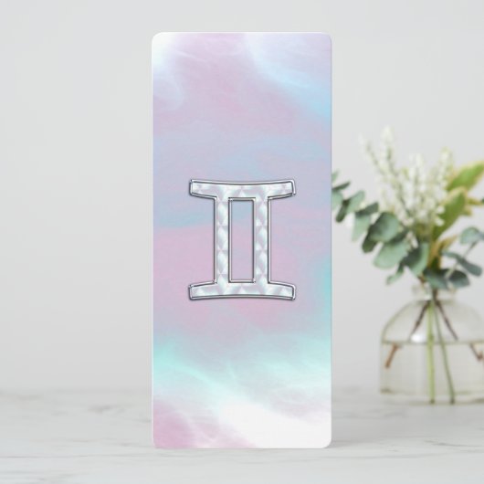 Mutter des Perlstils Gemini Zodiac Zeichen (Stehend Vorderseite)