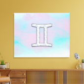 Mutter des Perlstils Gemini Zodiac Zeichen Leinwanddruck (Insitu (Wohnzimmer))