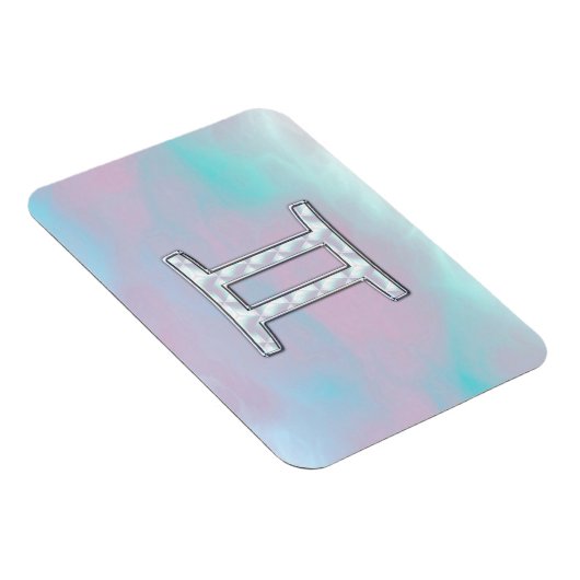 Mutter des Perlstils Gemini Zodiac Zeichen Magnet (Rechte Seite)
