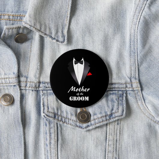 Mutter des Raumes mit Tuxedo-Shirt - Schaltfläche Button (Beispiel)