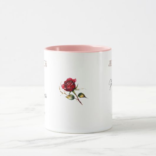 Mutter des Rote Rose Bud Tasse (Zentrum)