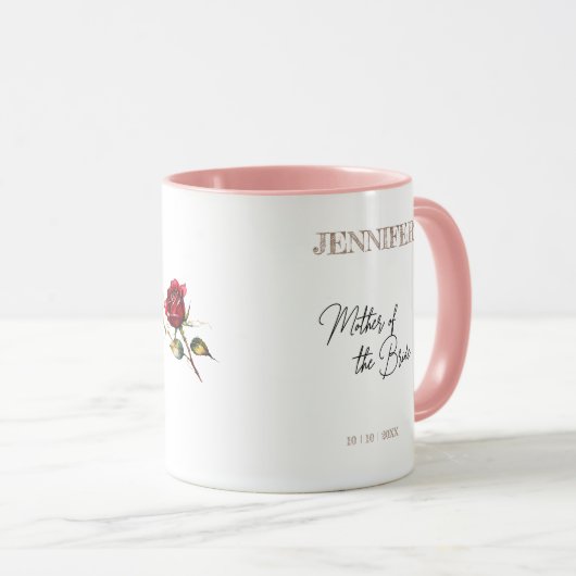 Mutter des Rote Rose Bud Tasse (VorderseiteRechts)