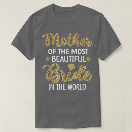 Mutter des schönsten Brautparty T-Shirt (Design vorne)