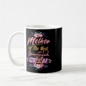 Mutter des schönsten Raumes, Hochzeitsbridal Kaffeetasse (Links)