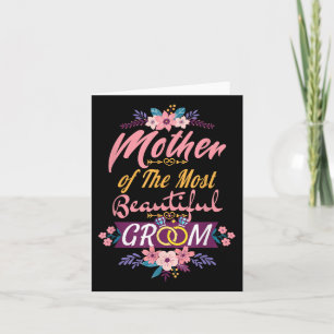 Mutter des schönsten Raumes, Hochzeitsbridal Karte