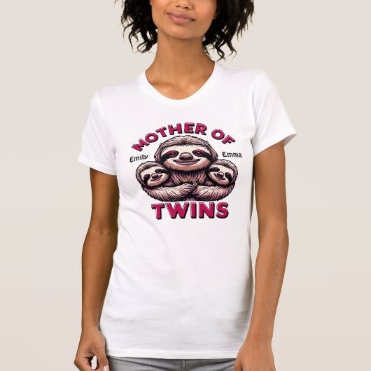 Mutter des Shirts der Mutter von Twins (Vorderseite)