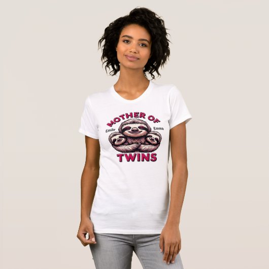Mutter des Shirts der Mutter von Twins (Vorne ganz)