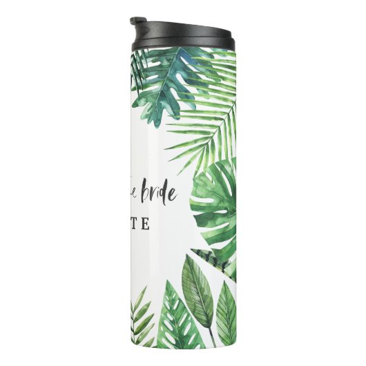 Mutter des tropischen Brautblattes Thermosbecher (Nach rechts gedreht)