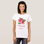 Mutter des tropischen Groom-Hibiskus T-Shirt (Vorne ganz)