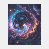 Mutter des Universums – Die die Sterne träumt. Fleecedecke (Vorderseite)