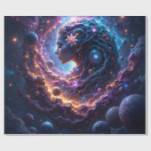 Mutter des Universums – Die die Sterne träumt. Geschenkpapier (Flach)