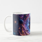Mutter des Universums – Die die Sterne träumt. Kaffeetasse (Links)