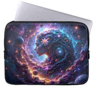 Mutter des Universums – Die die Sterne träumt. Laptopschutzhülle