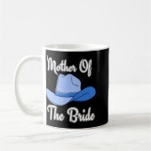 Mutter des Westerns Wedding Blue Cowboy Ha Kaffeetasse (Links)