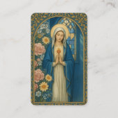 Mutter des Wortes verkörpert den Heiligen Mutterta Visitenkarte (Vorderseite)