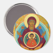 Mutter des Zeichens Magnet (Vorderseite/Rückseite)